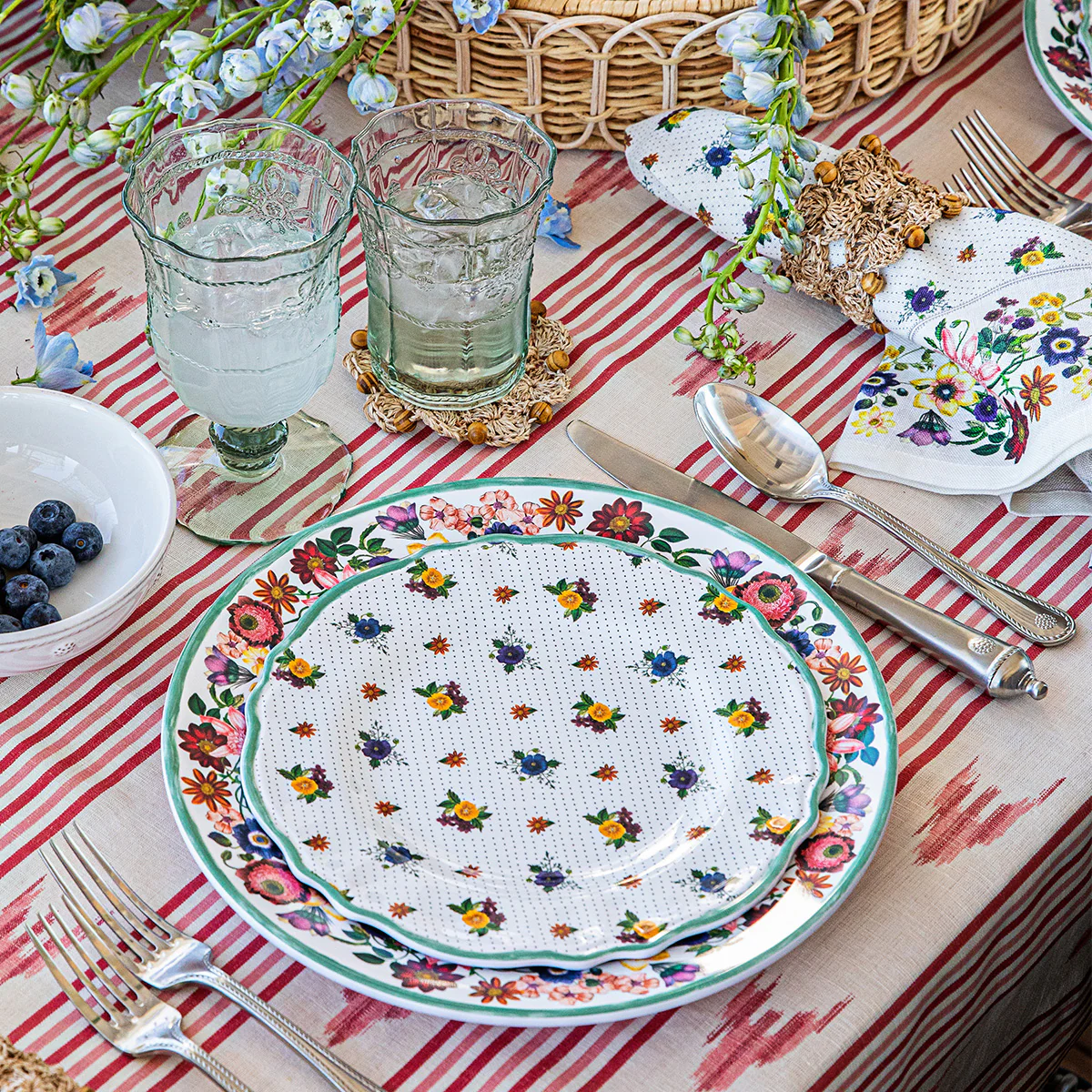 Mirabelle Multi Melamine Dessert/Salad Plate - Image 4