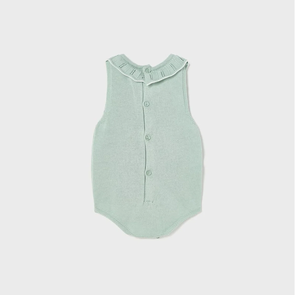 Misty Green Knit Romper - Image 2