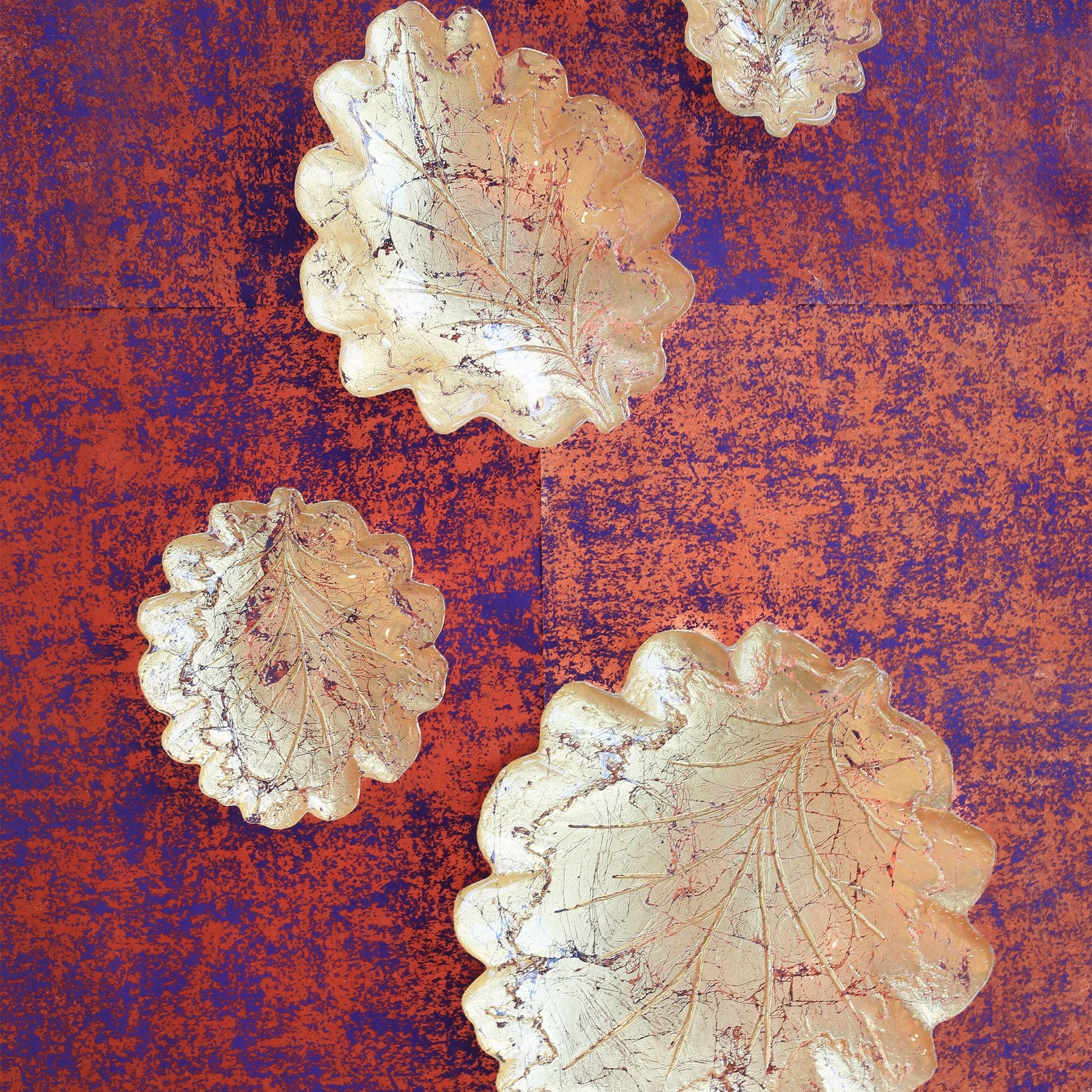 Moon Glass Leaf Platter - Image 2