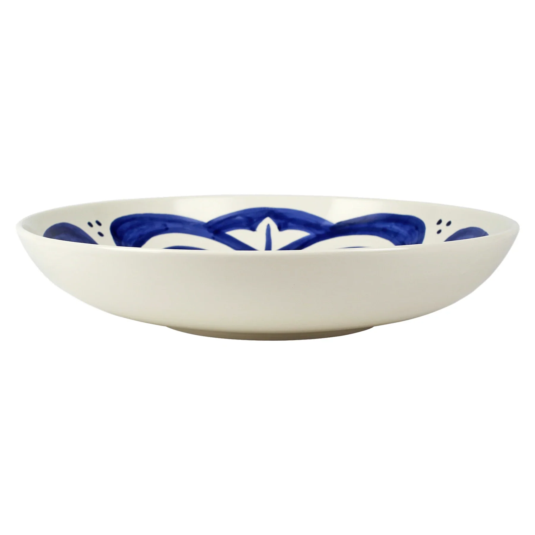 Mosaico Cobalt Round Shallow Bowl - Image 2