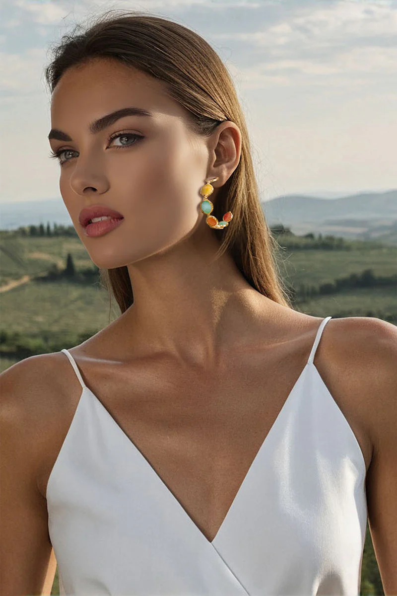 Multi-Color Earrings - Image 2