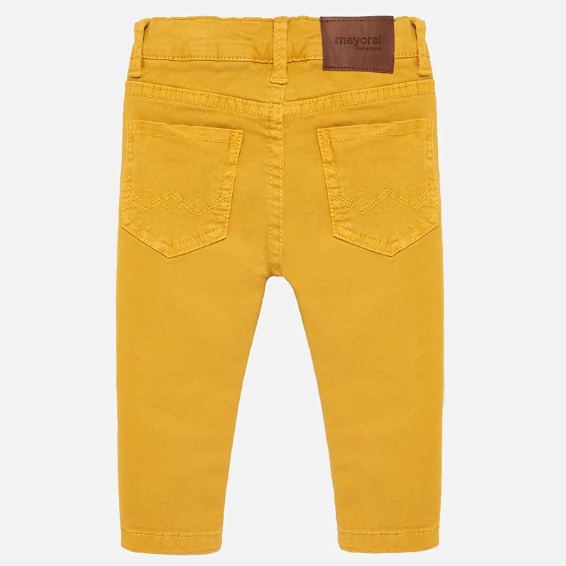 Mustard Casual Twill Pant - Image 2