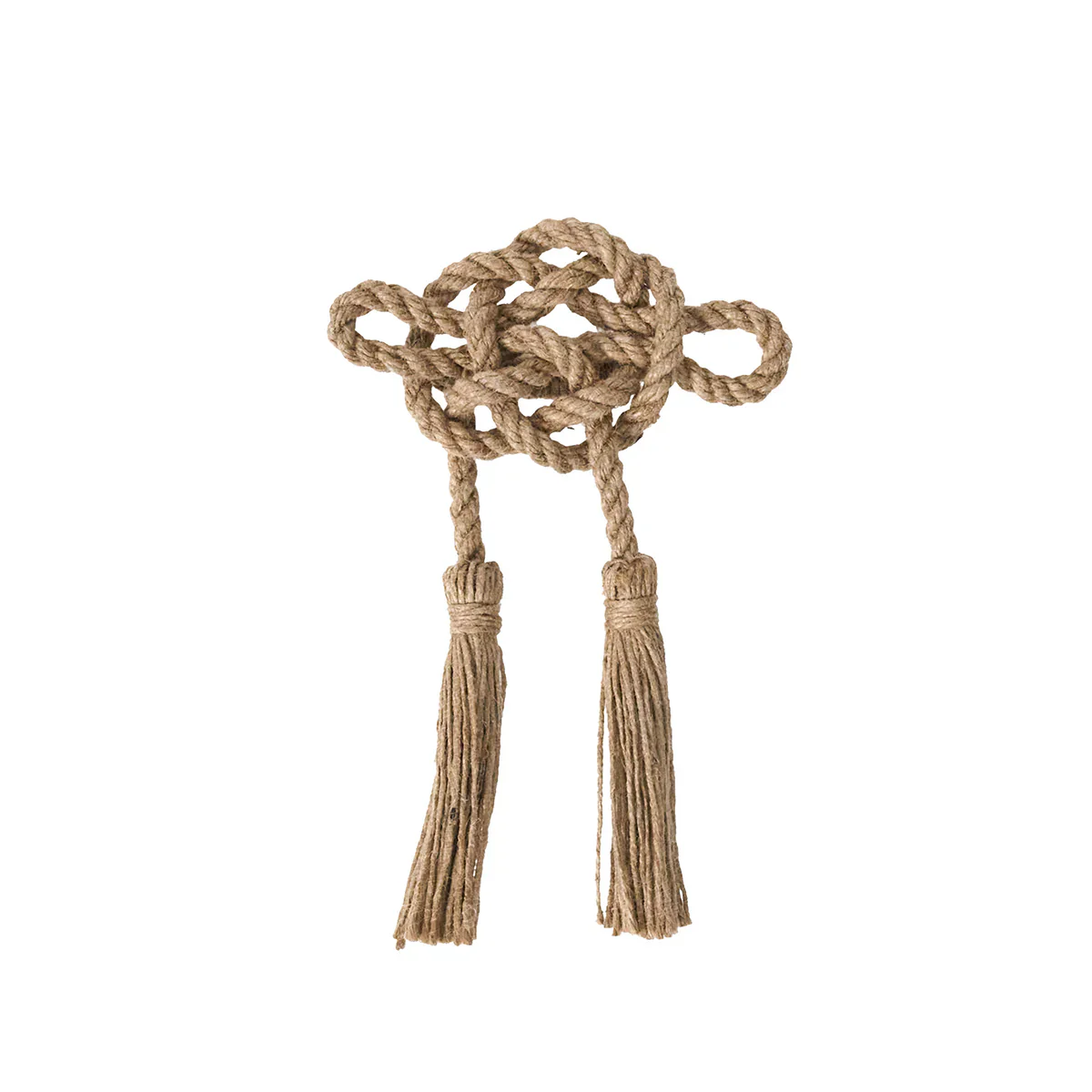 Mystic Knot Napkin Ring Set/4 - Taupe - Image 4