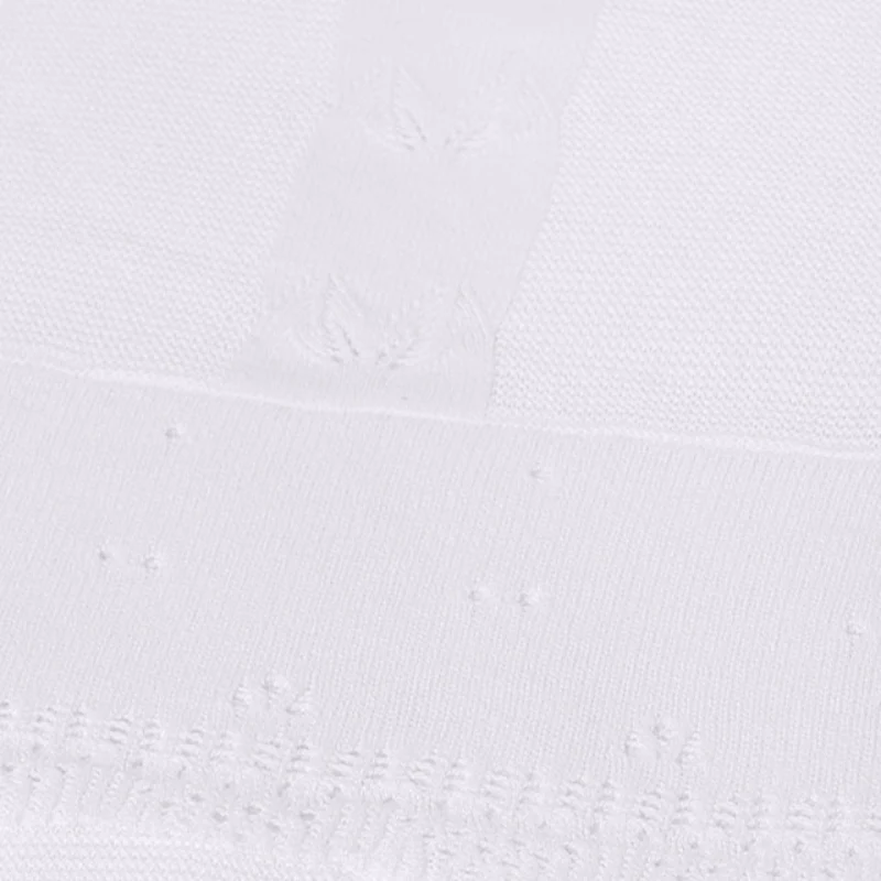 Natural Ivory Knit Baby Blanket - Image 3