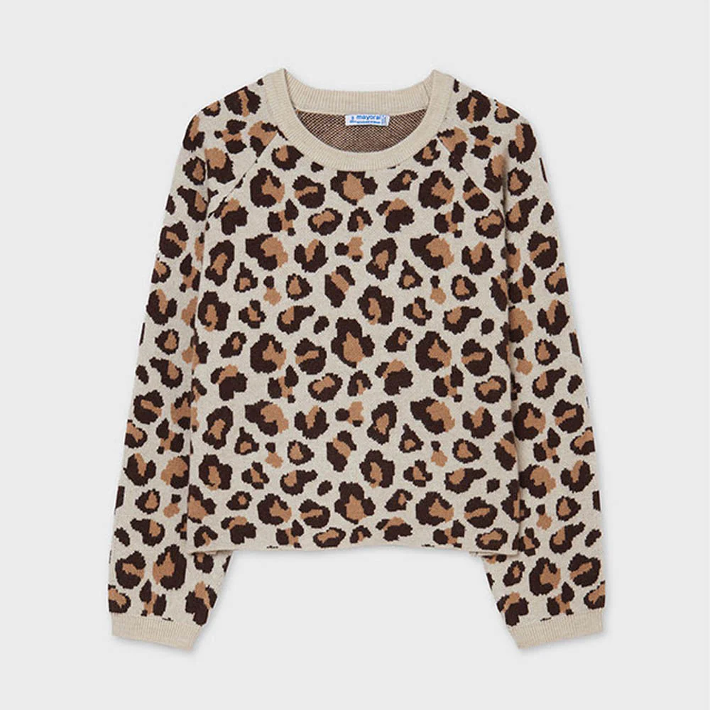 Natural Leopard Sweater - Image 2