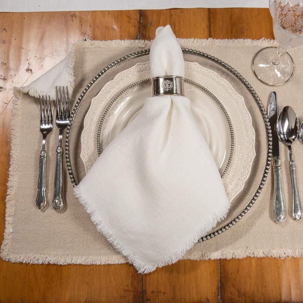 Natural & Off White Provence Reversible Placemat - Image 2