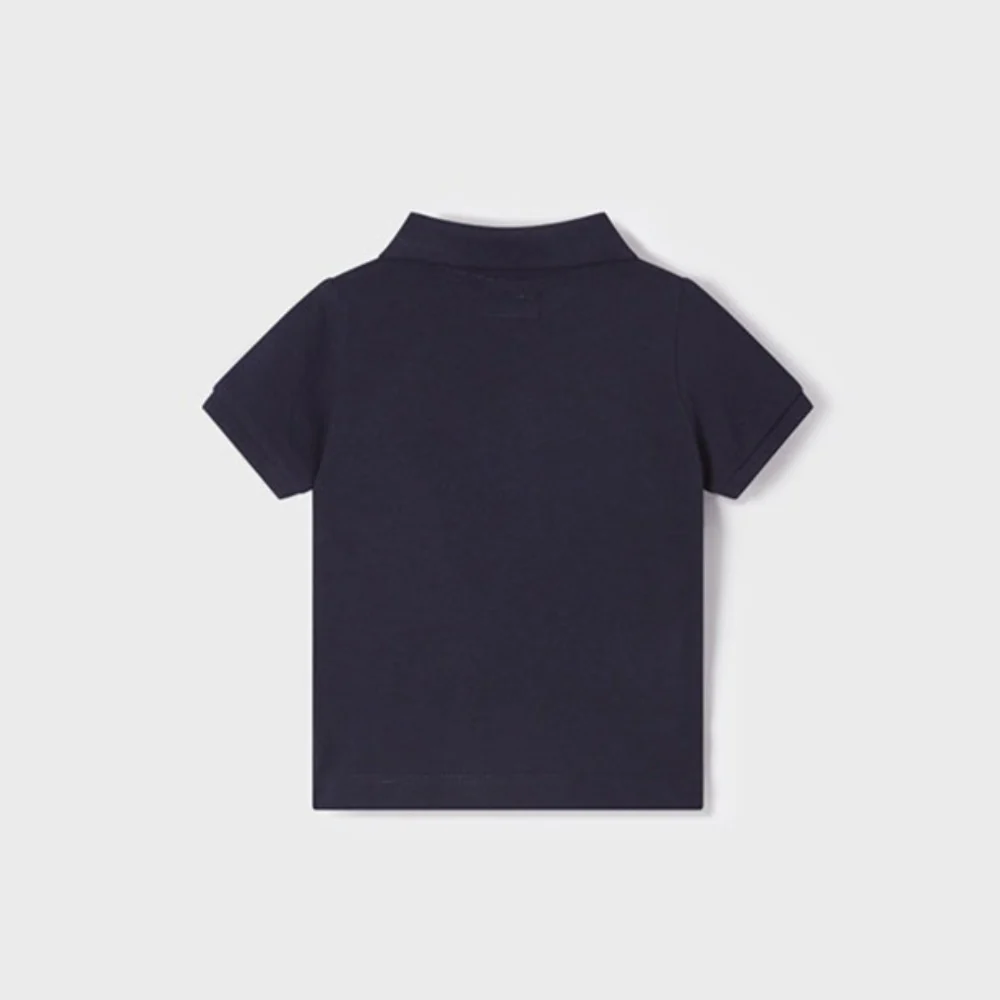 Navy Blue Polo T-Shirt - Image 2