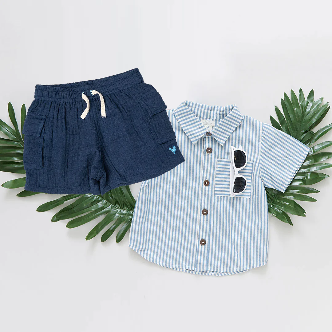 Navy Boys Pull-On Short - Image 2