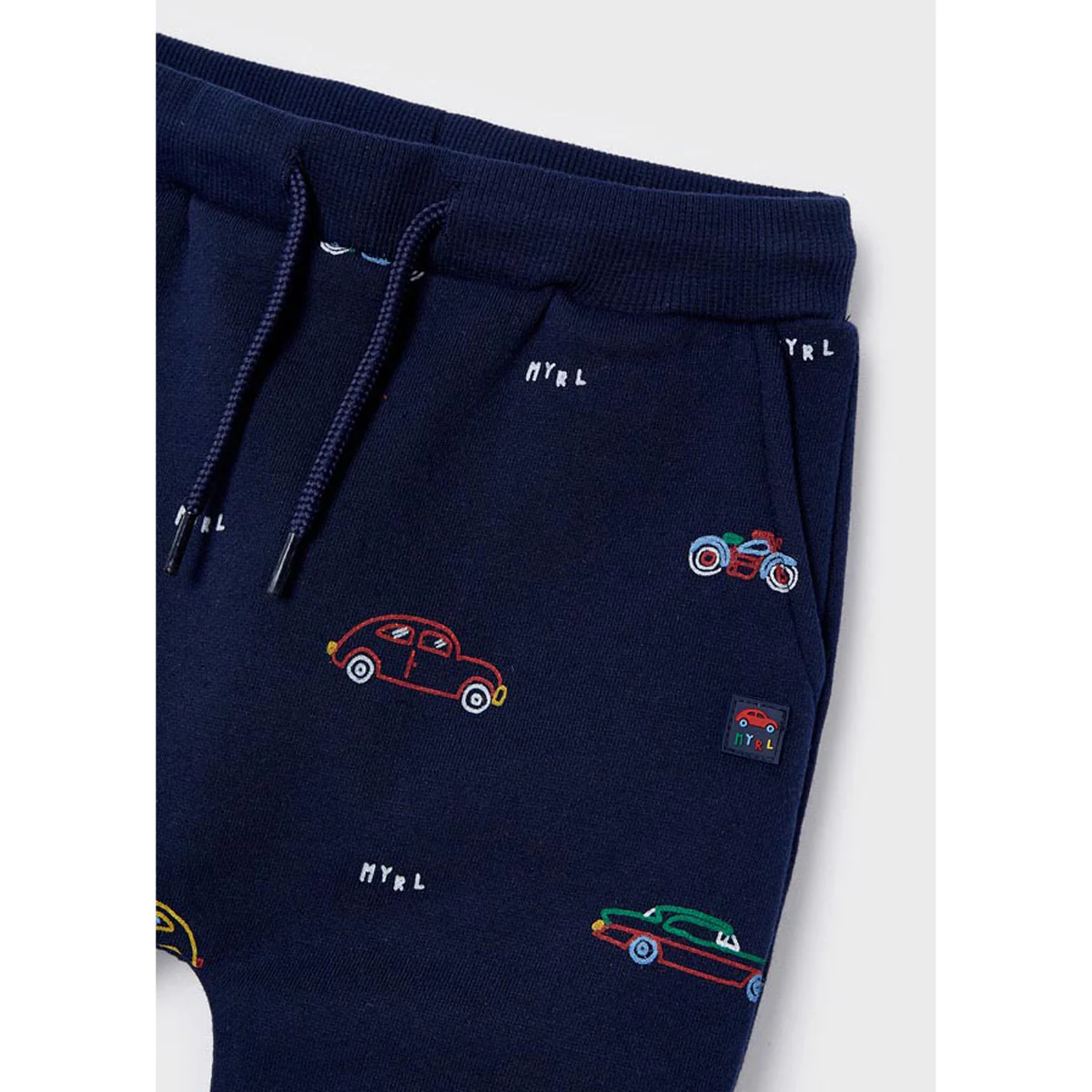 Navy Cars Long Tracksuit Pants - Image 4
