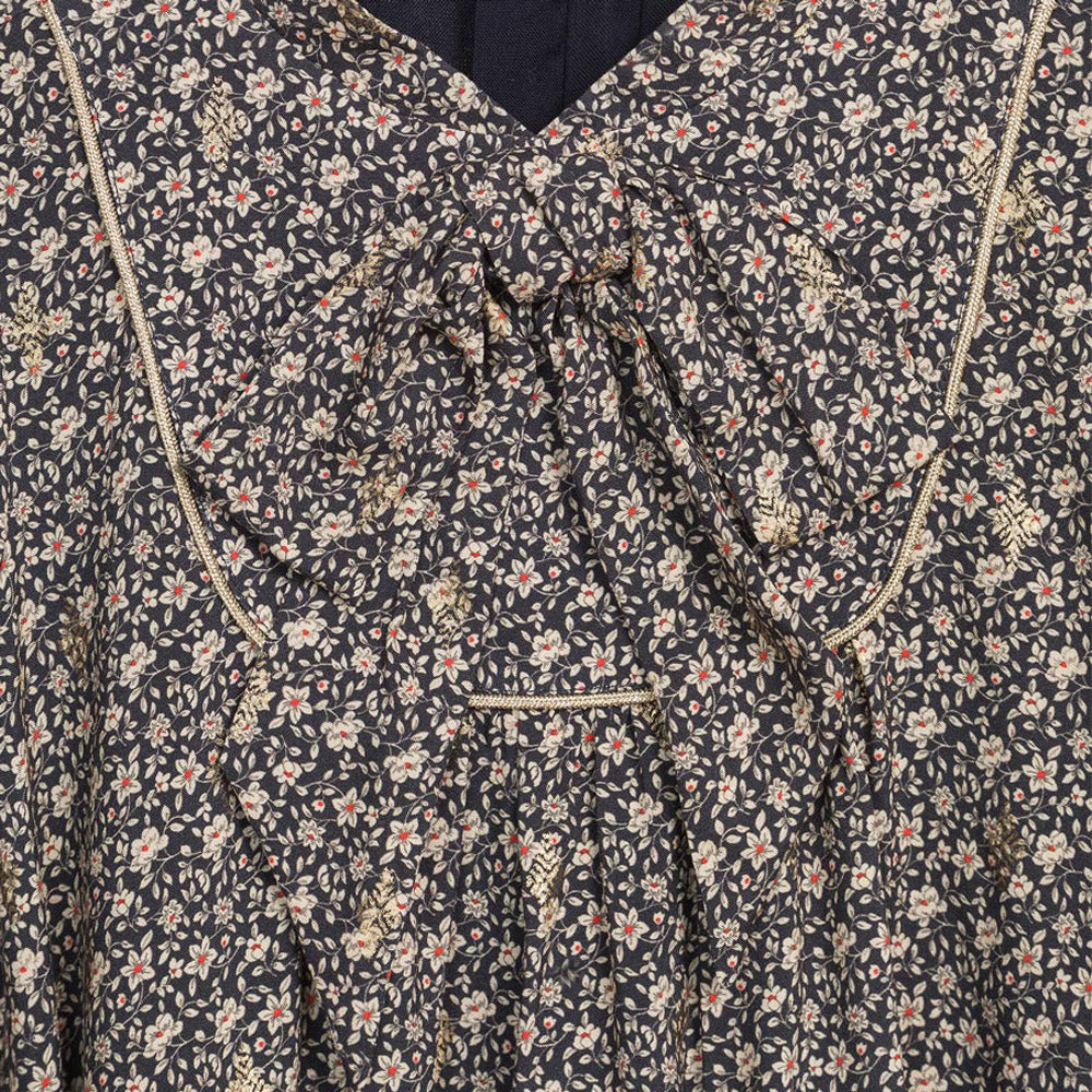 Navy Floral Dress - Image 4