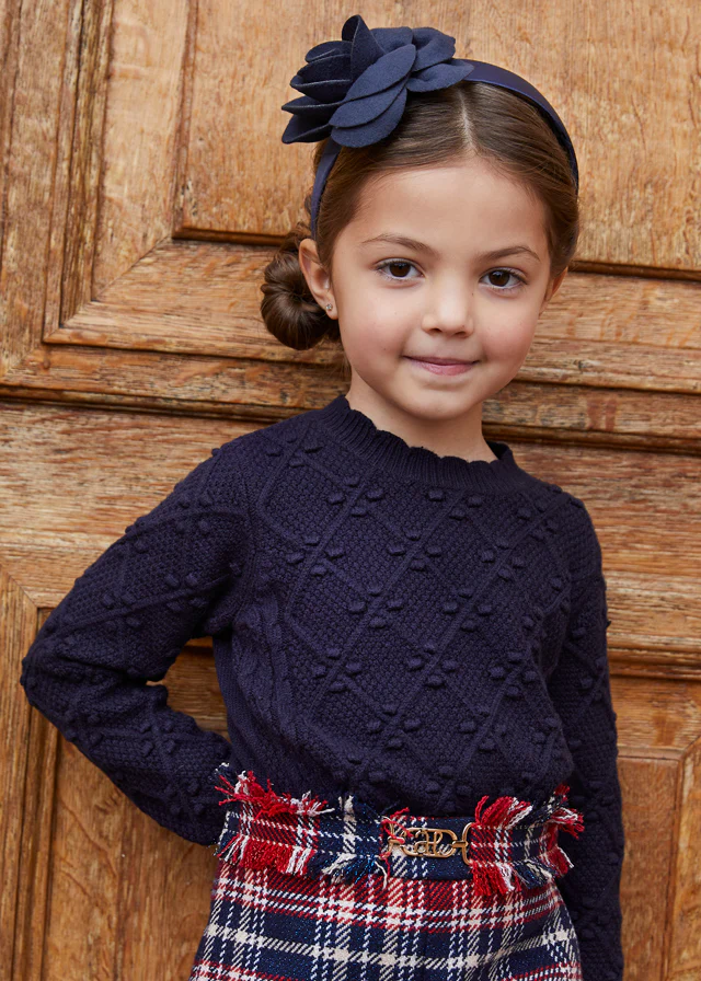 Navy Knit Sweater - Image 2