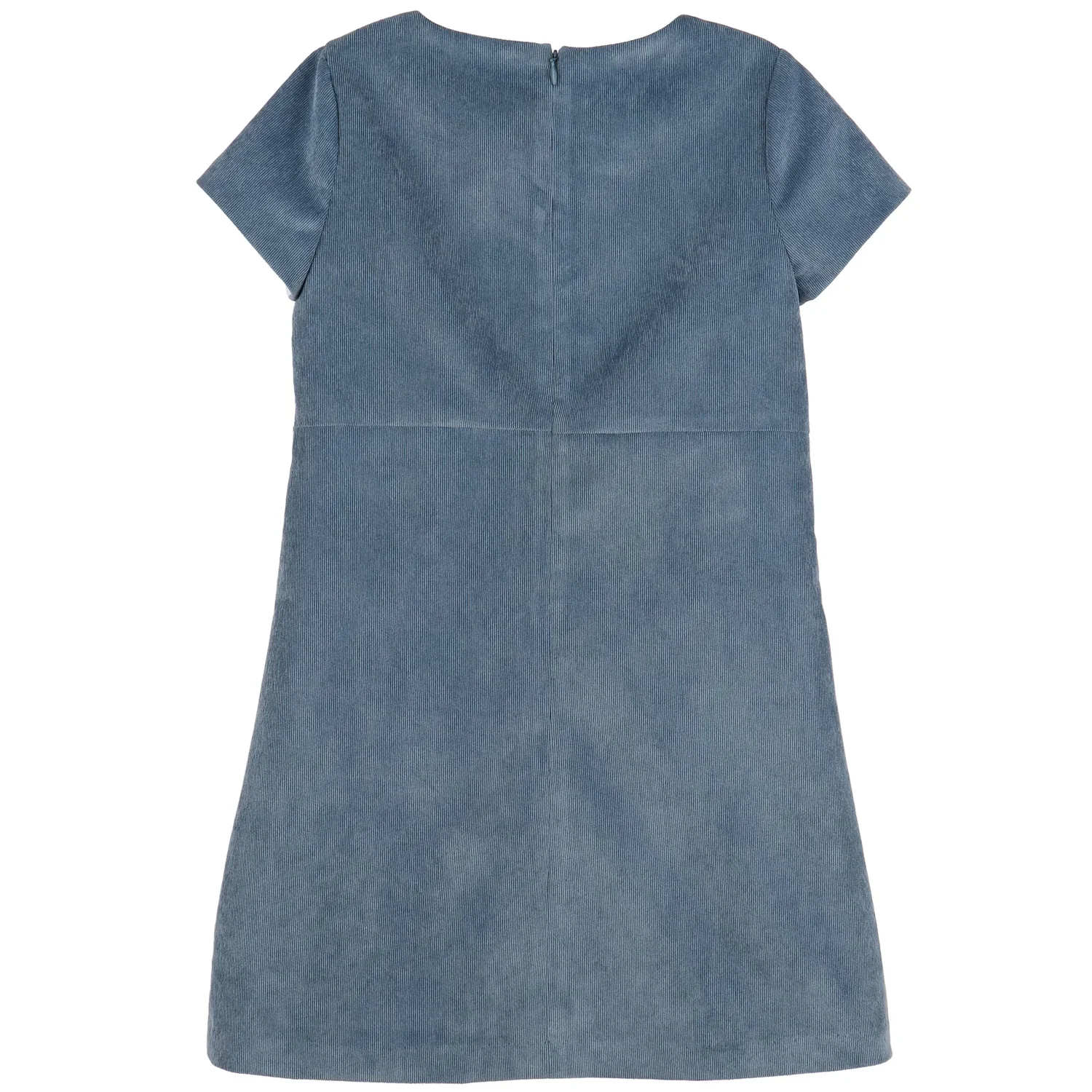 Navy Majestic Cord Dress - Image 2