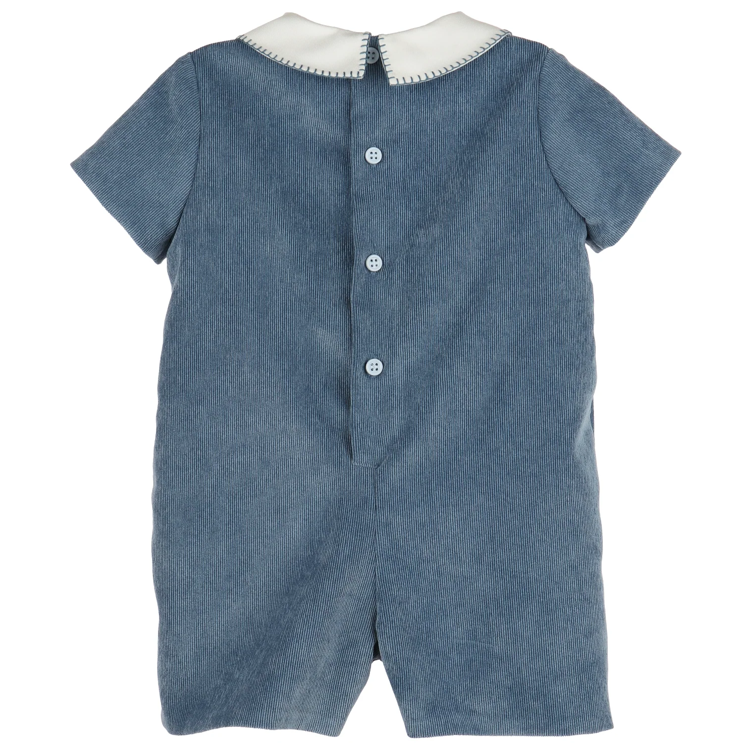 Navy Majestic Cord Romper - Image 2