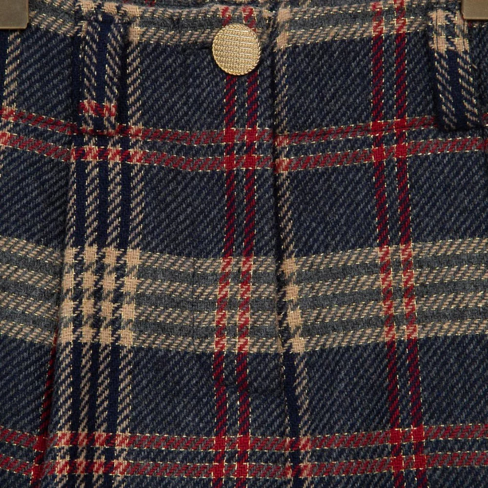 Navy Plaid Shorts - Image 4