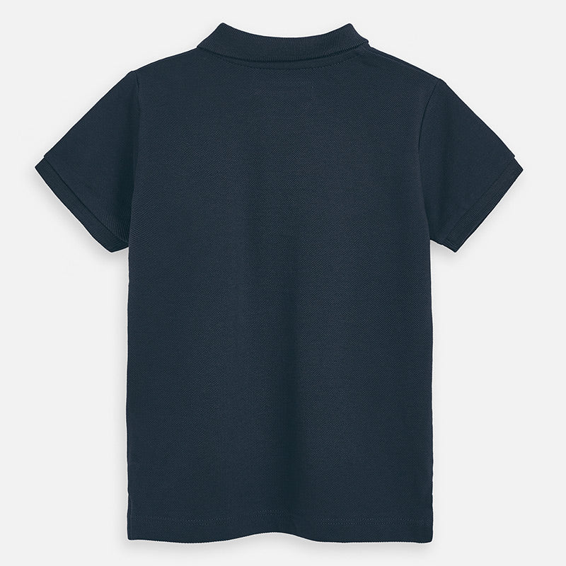 Navy Short Sleeved Polo - Image 2
