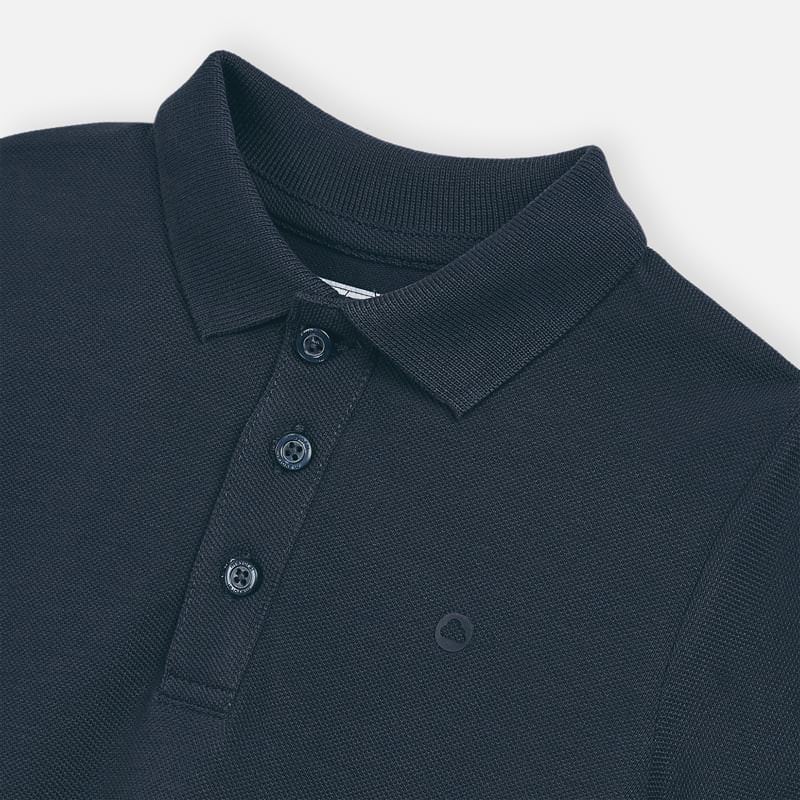 Navy Short Sleeved Polo - Image 3