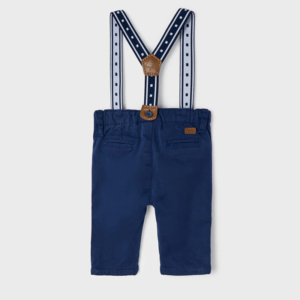 Night Blue Pants With Suspenders - Image 2