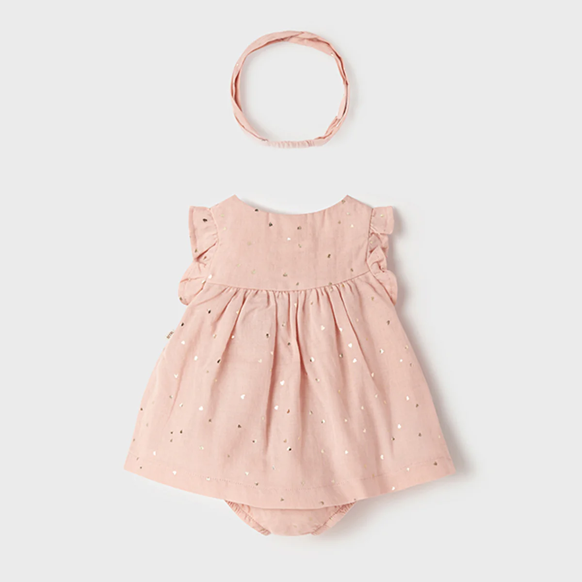 Nude Ecofriends Muslin Dress & Headband Set - Image 3