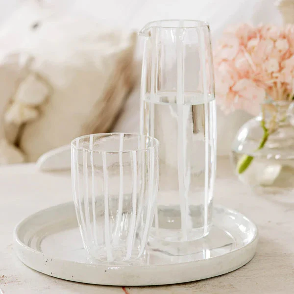 Nuovo Stripe White Pitcher - Image 2