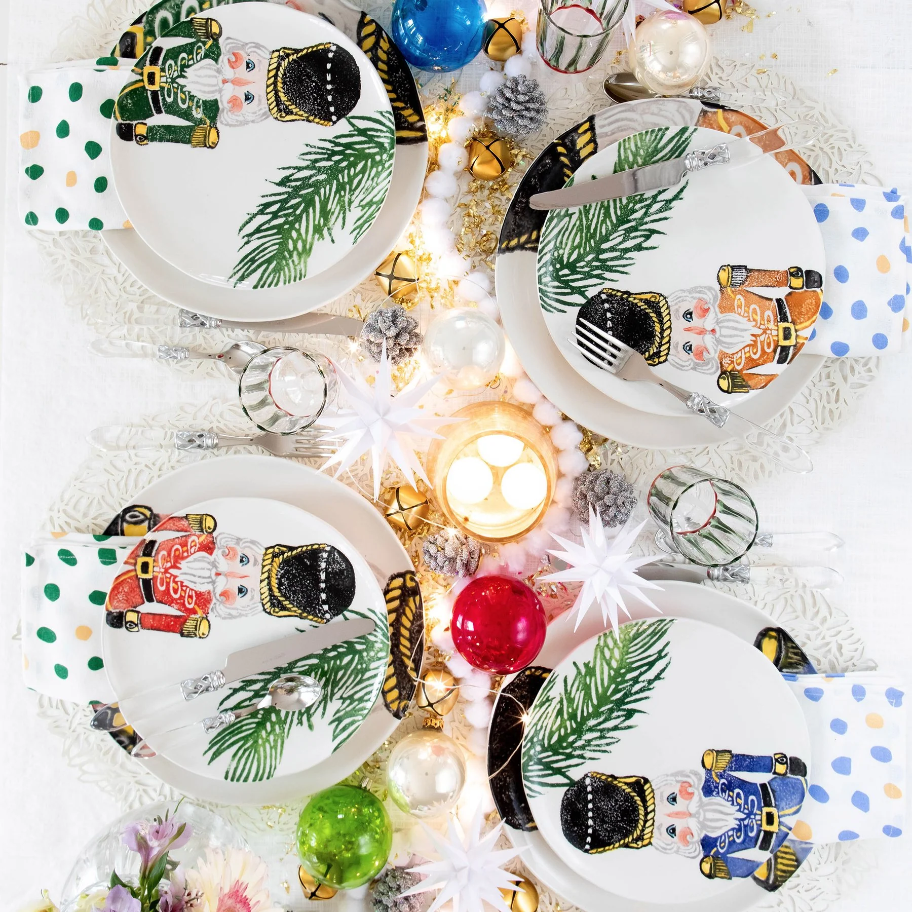 Nutcrackers Assorted Salad Plates - Set of 4 - Image 2