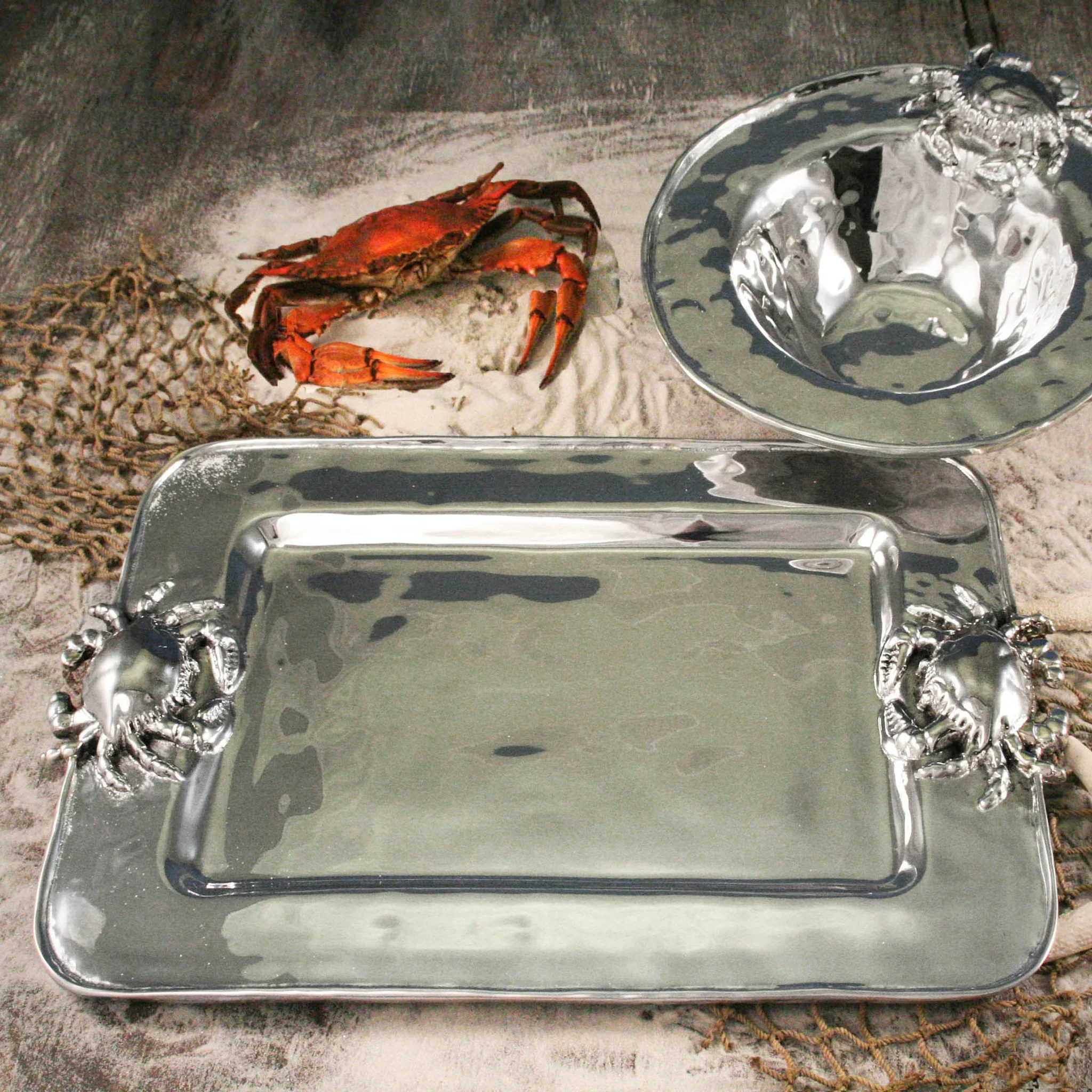 Ocean Crab Medium Rectangular Tray - Image 3