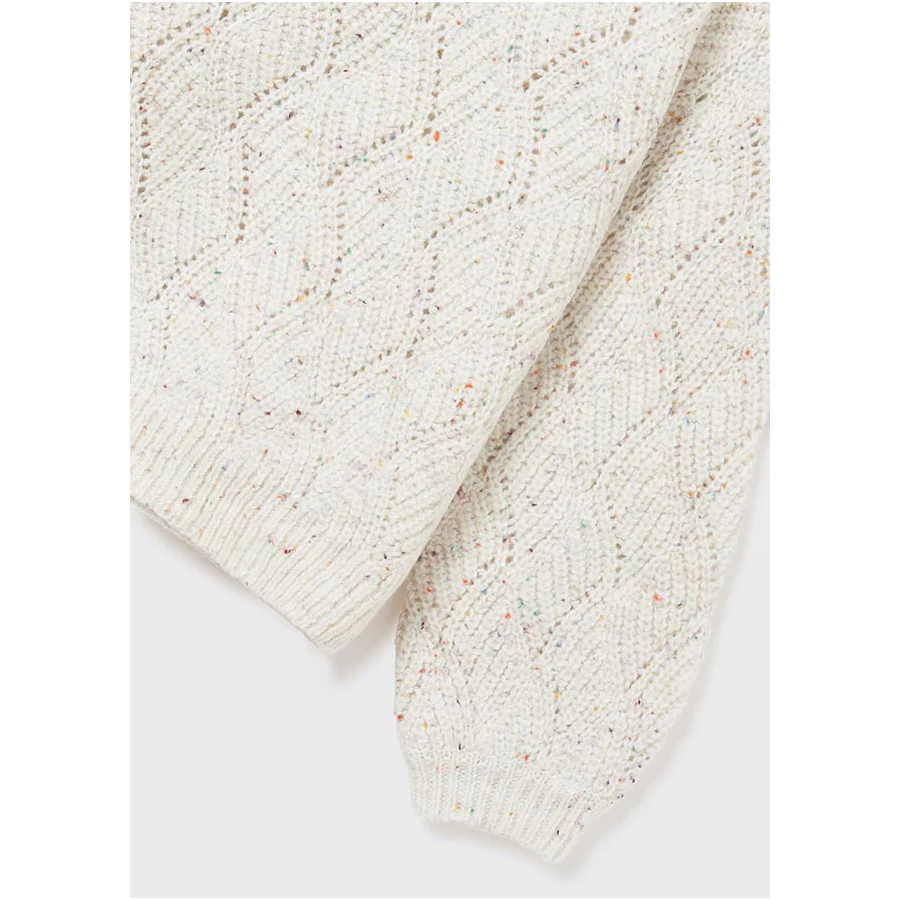 Off White Multi-Color Sweater - Image 2