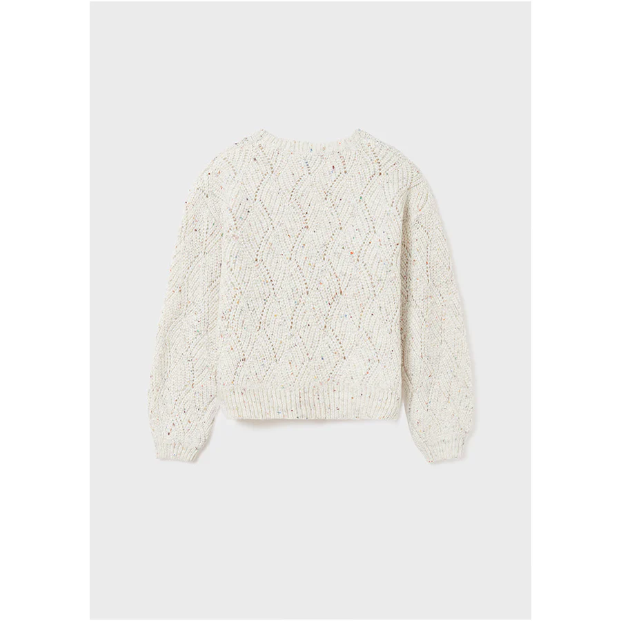 Off White Multi-Color Sweater - Image 5