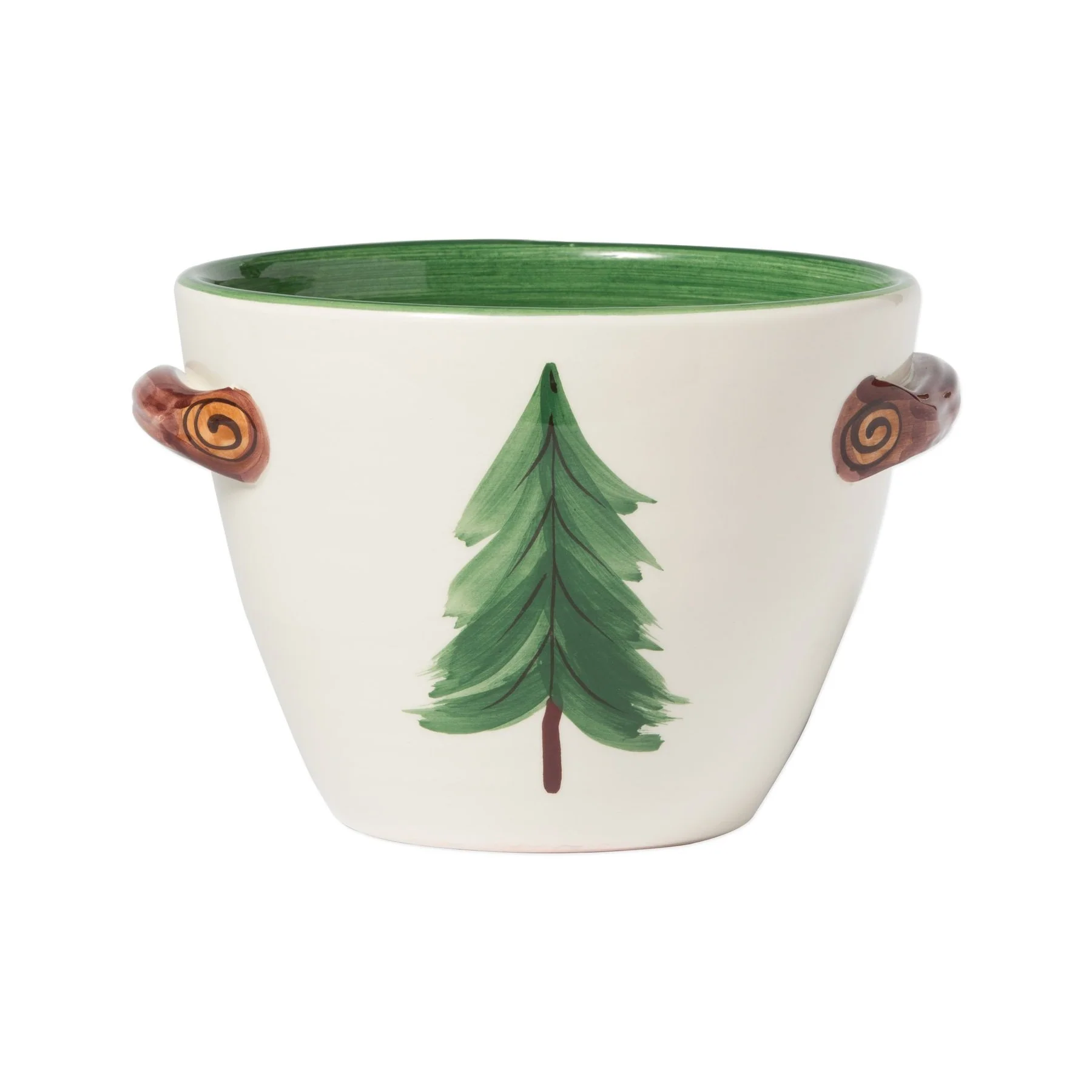 Old St. Nick Handled Deep Serving Bowl with Popcorn - Image 2