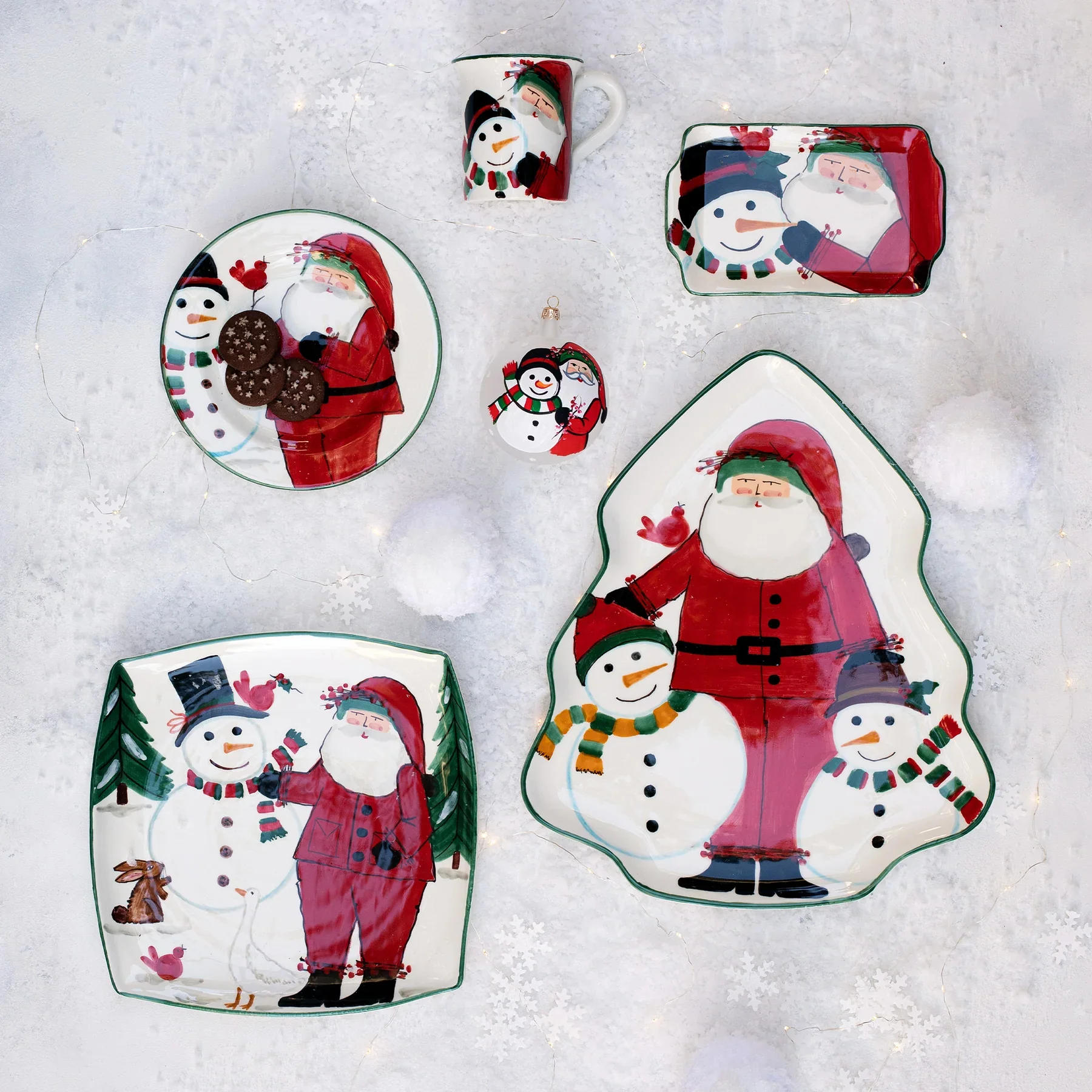 Old St. Nick Rectangular Plate - Image 2