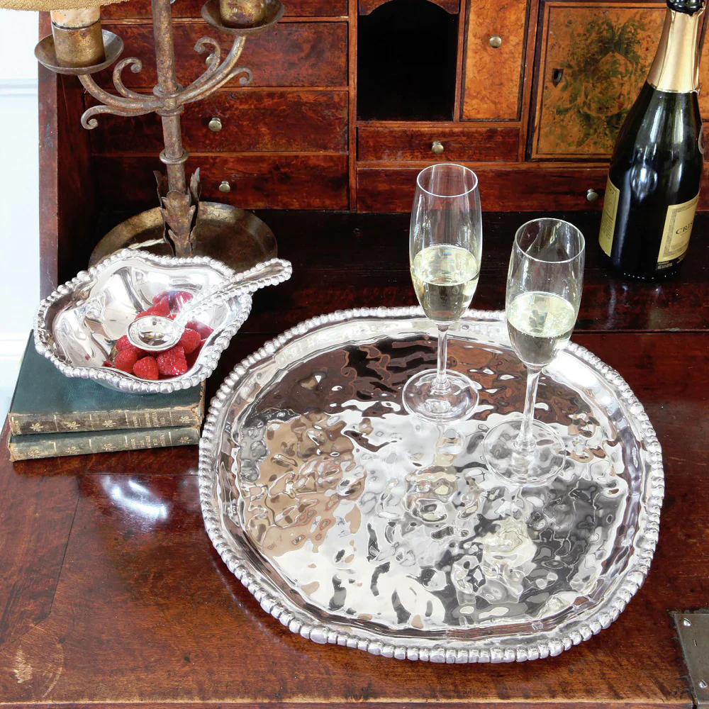 Organic Pearl Nova Round Platter - Image 4