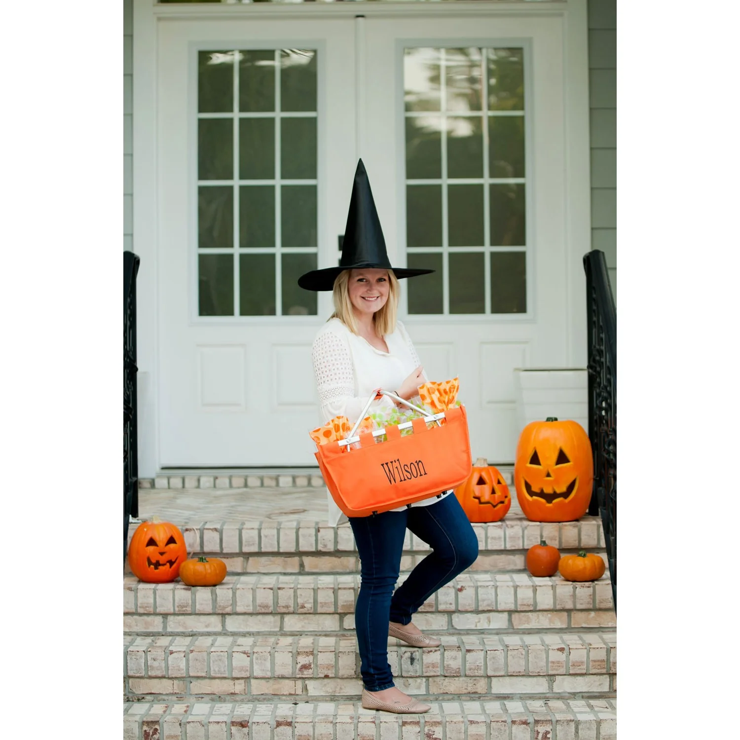 Orange Market Tote - Image 4