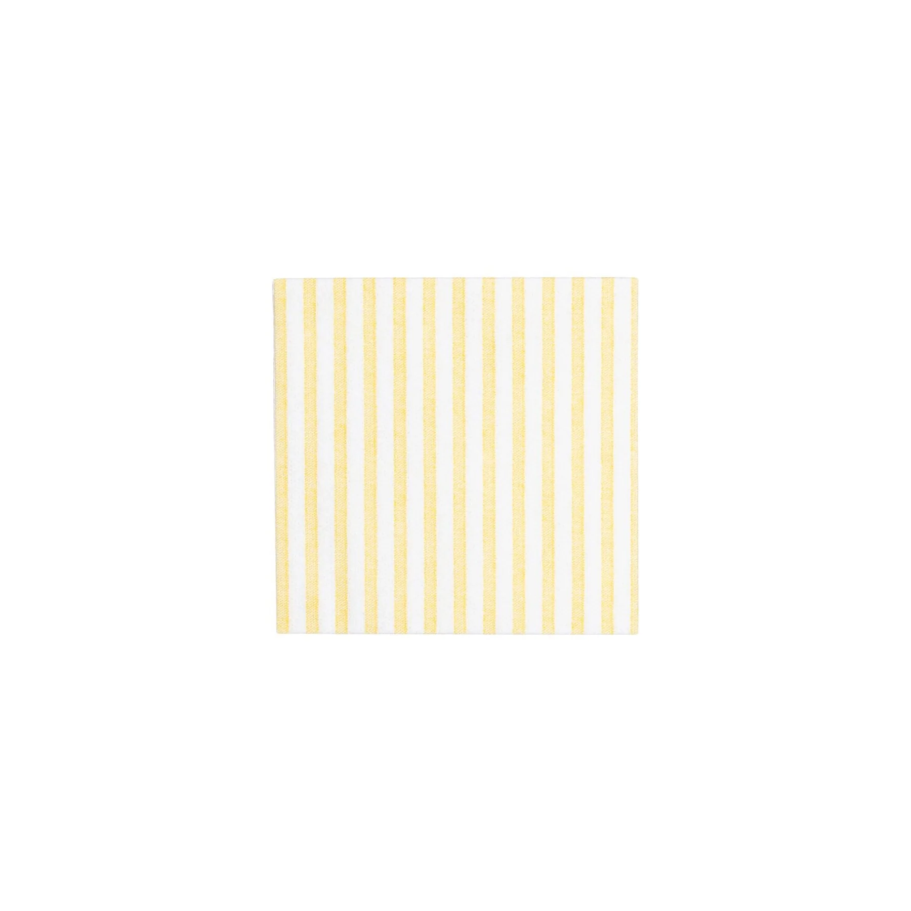 Papersoft Napkins Capri Yellow Cocktail Napkins - Pack of 20