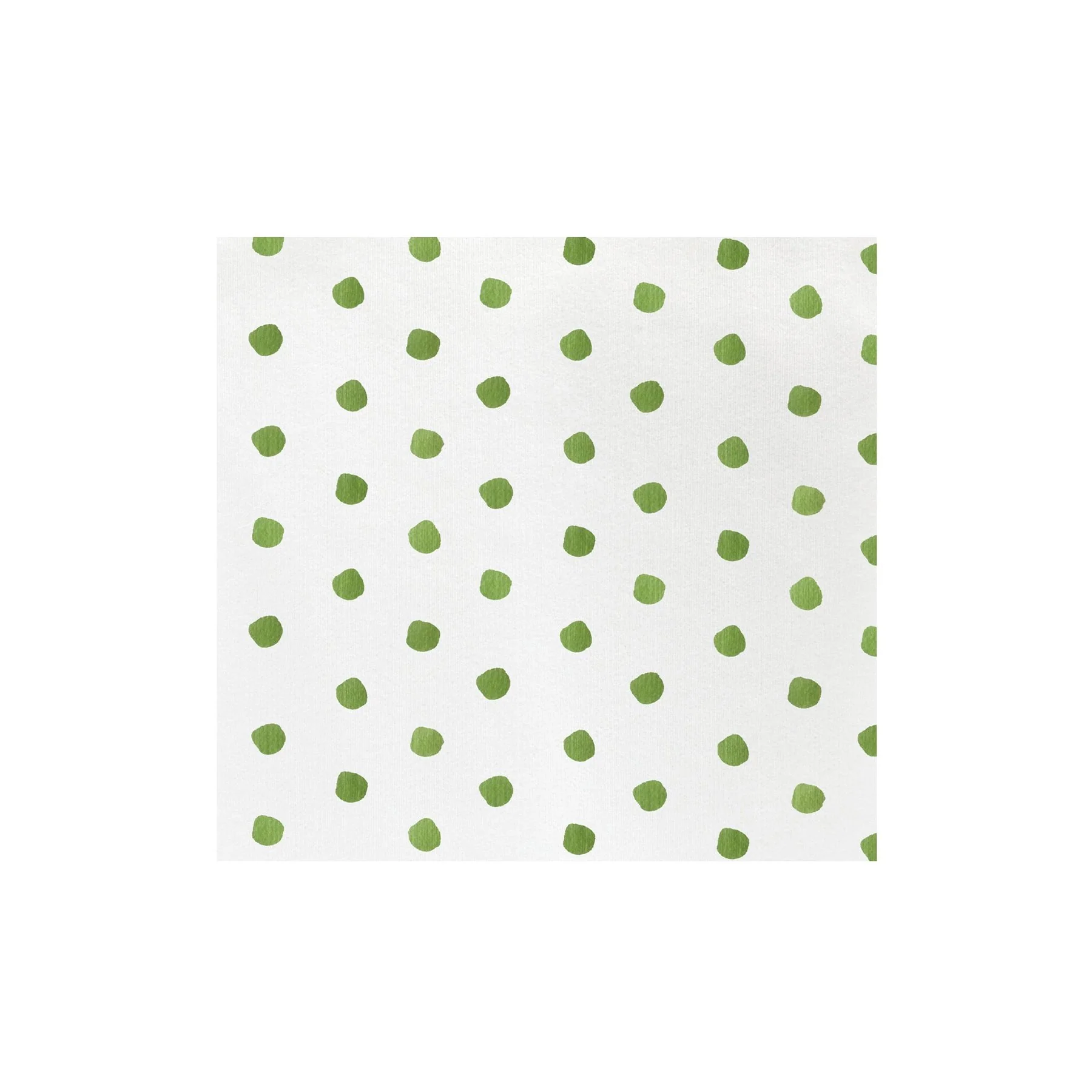Papersoft Napkins Green Dot Dinner Napkins - Pack of 50