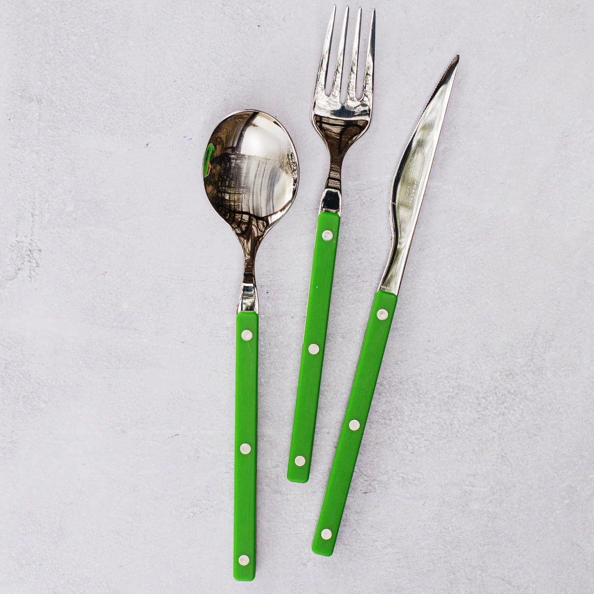 Pastello Green Three-Piece Place Setting - Image 5