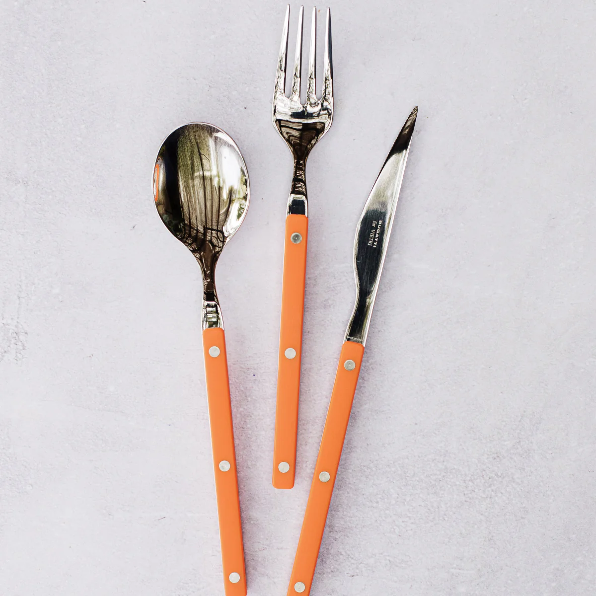 Pastello Orange Place Fork - Image 2