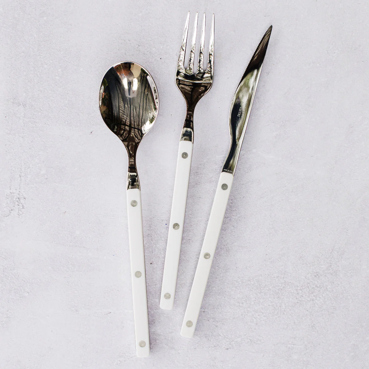 Pastello White Place Fork - Image 2