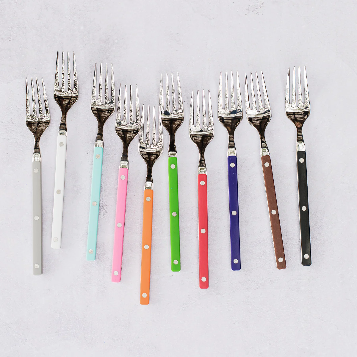 Pastello Brown Place Fork - Image 6