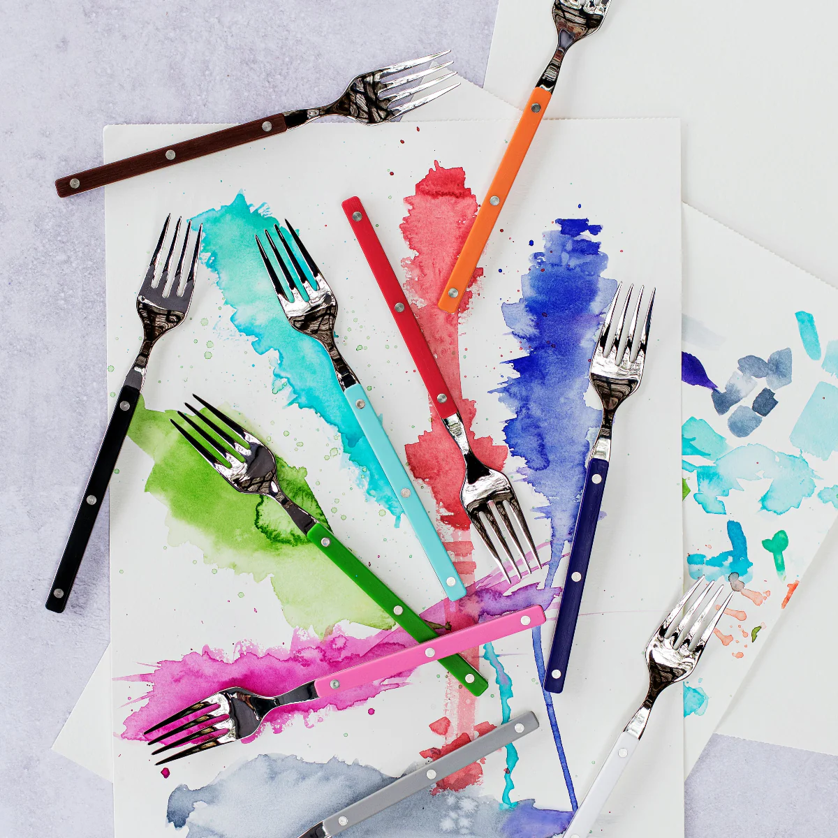 Pastello Brown Place Fork - Image 3