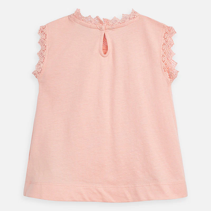 Peach Short Sleeve Blouse - Image 2