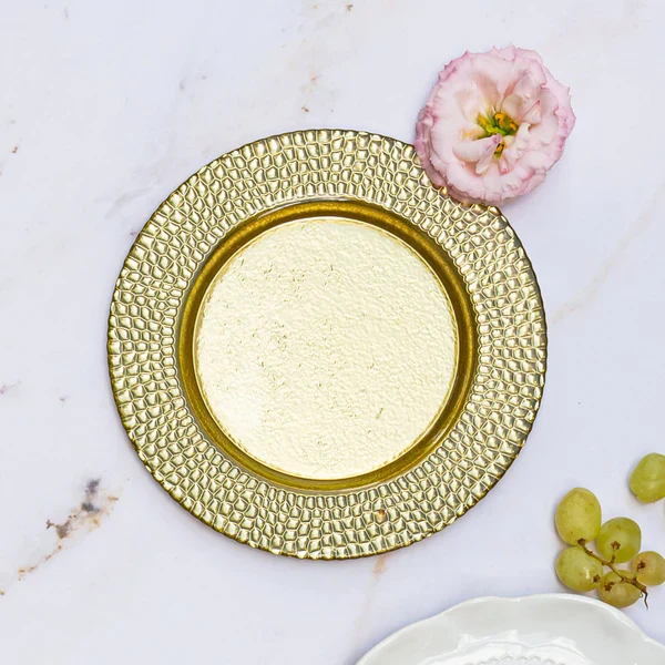 Pelli Glass Gold Salad Plate - Image 3