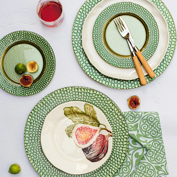 Pelli Glass Green Salad Plate - Image 3