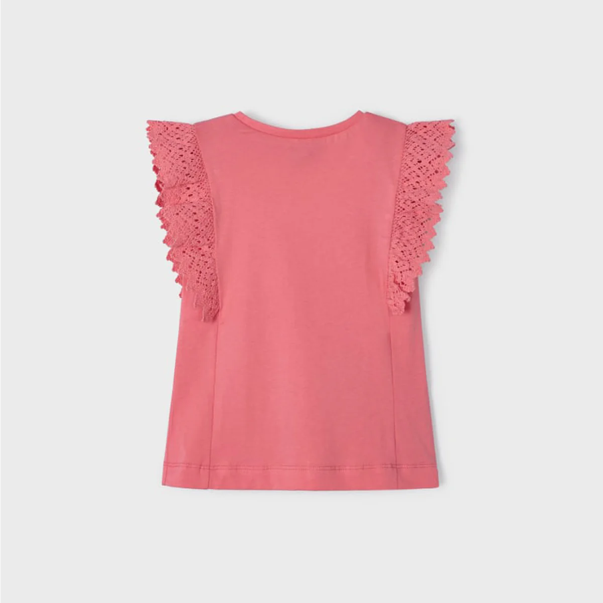 Peony Ruffled Cotton T-Shirt - Image 2
