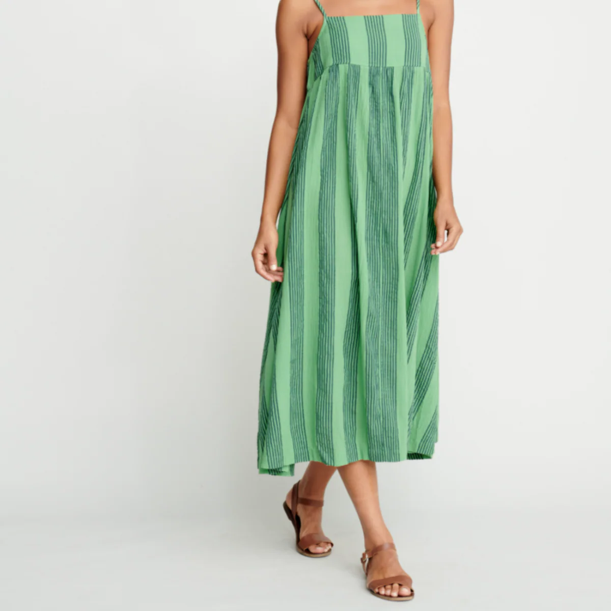 Peppermint & Navy Column Stripe Tia Dress - Image 7