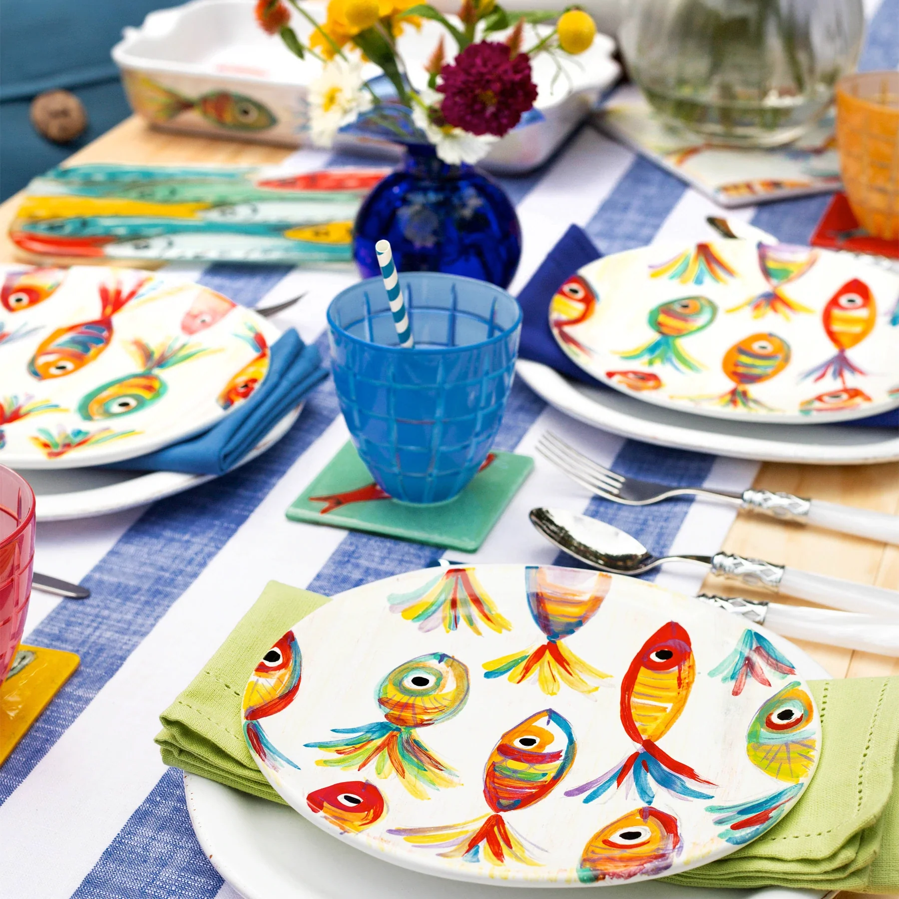 Pesci Colorati Salad Plate - Image 3
