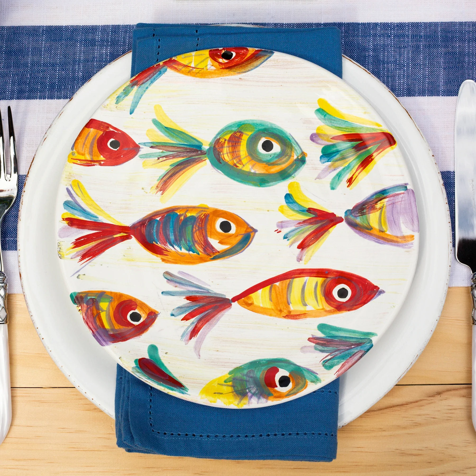 Pesci Colorati Salad Plate - Image 4