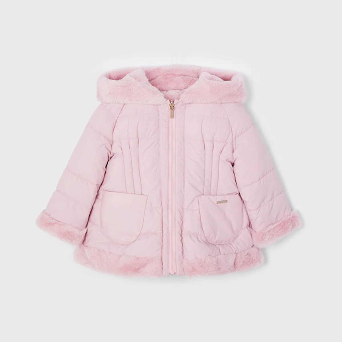 Petal Pink Ecofriends Reversible Faux Fur Jacket - Image 2