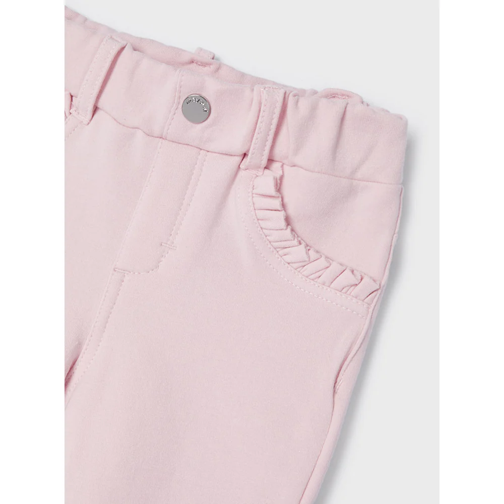 Petal Pink Fleece Long Pants - Image 3