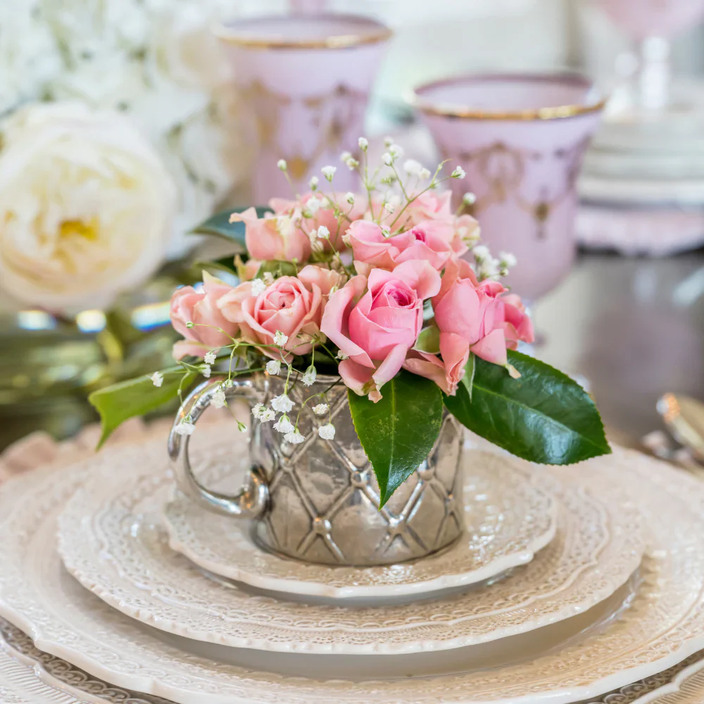Pewter Lattice Pitcher - Image 2