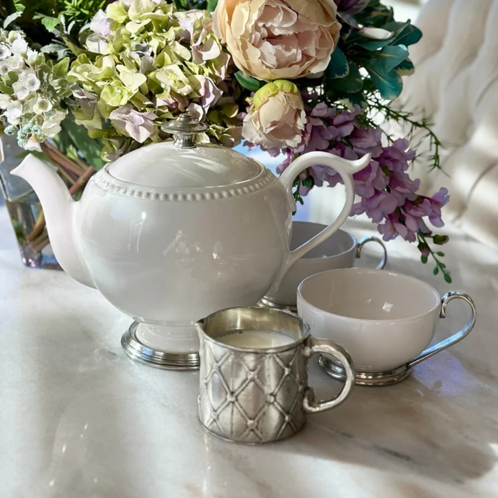 Pewter Lattice Pitcher - Image 5