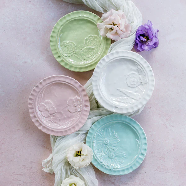 Pietra Fiori Pistachio Canape Plate - Image 2